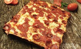 Detroit-style square pizza